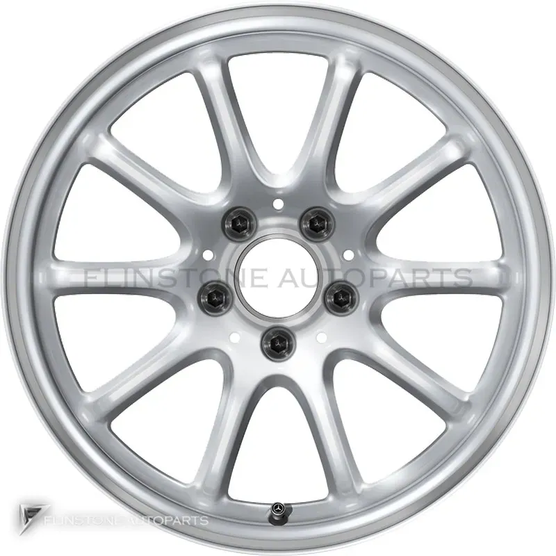 ล้อแท้นำเข้า Mercedes-Benz 10 Spoke ขอบ 17 นิ้ว รุ่น 214-17 สี Vanadium Silver