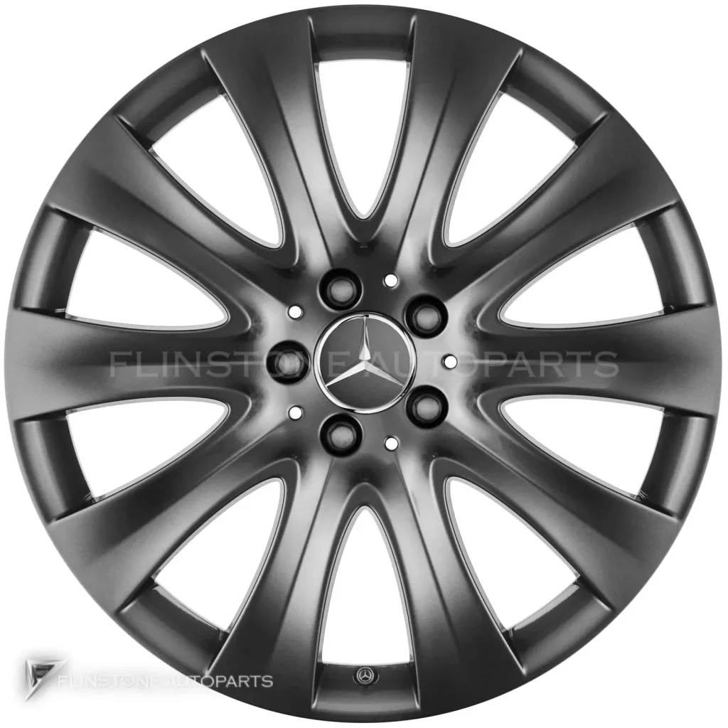 ล้อแท้นำเข้า Mercedes-Benz 10 Spoke ขอบ 19 นิ้ว รุ่น 218-19 สี Himalaya Grey