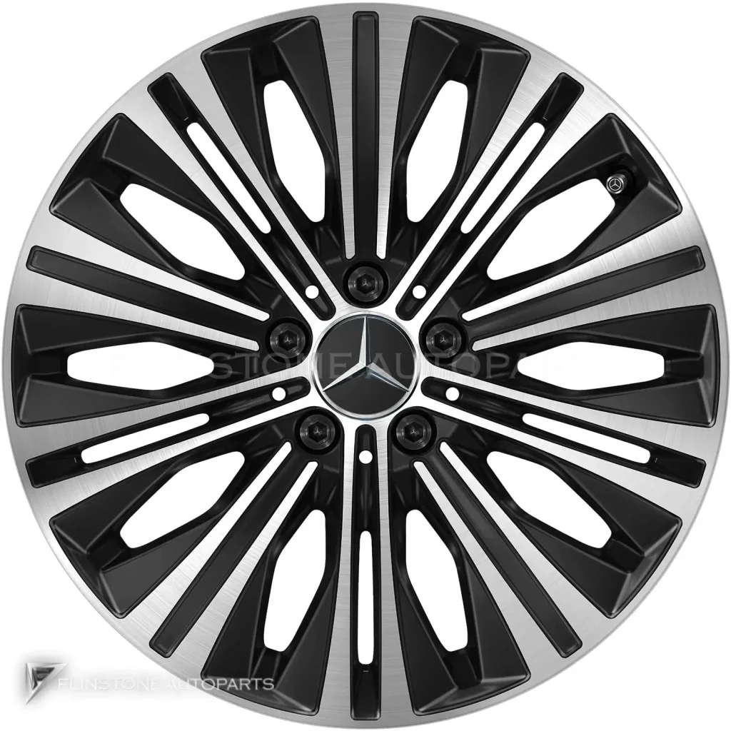 ล้อแท้นำเข้า Mercedes-Benz 10 Spoke ขอบ 18 นิ้ว รุ่น 177-18 สี Gloss Black with High Sheen