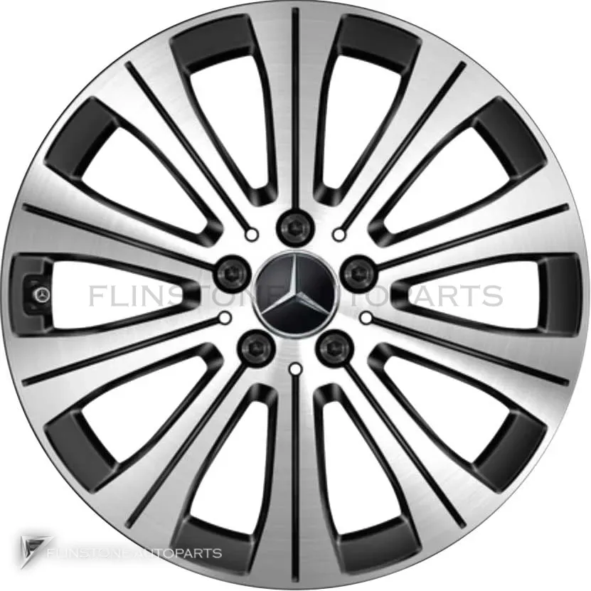 ล้อแท้นำเข้า Mercedes-Benz 10 Spoke ขอบ 18 นิ้ว รุ่น 243-18 สี Gloss Back with High Sheen