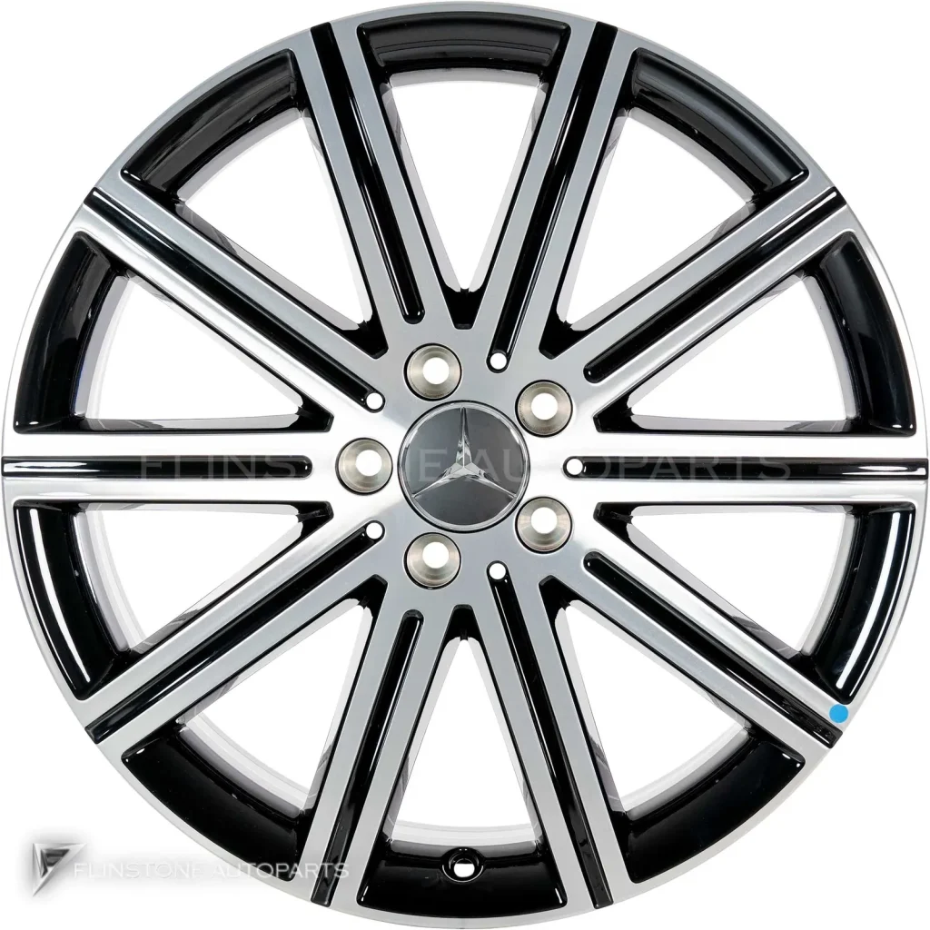 ล้อแท้นำเข้า Mercedes-Benz 10 Spoke ขอบ 19 นิ้ว รุ่น 447-19 สี Gloss Back with High Sheen