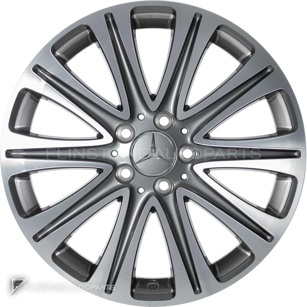 ล้อแท้นำเข้า Mercedes-Benz 10 Spoke ขอบ 18 นิ้ว รุ่น 246-18 สี Tremolite Metallic with High Sheen