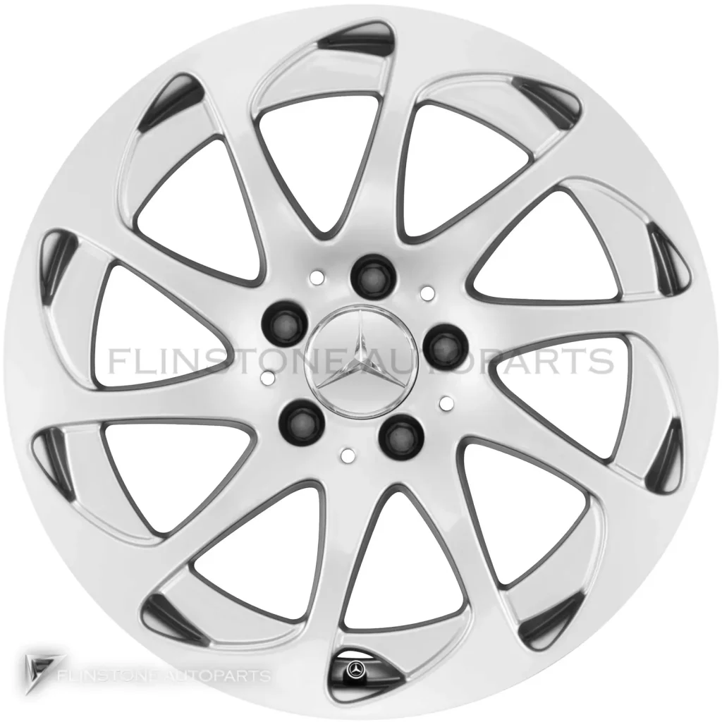 ล้อแท้นำเข้า Mercedes-Benz 10 Spoke ขอบ 17 นิ้ว รุ่น 231-17 สี Titanium Silver