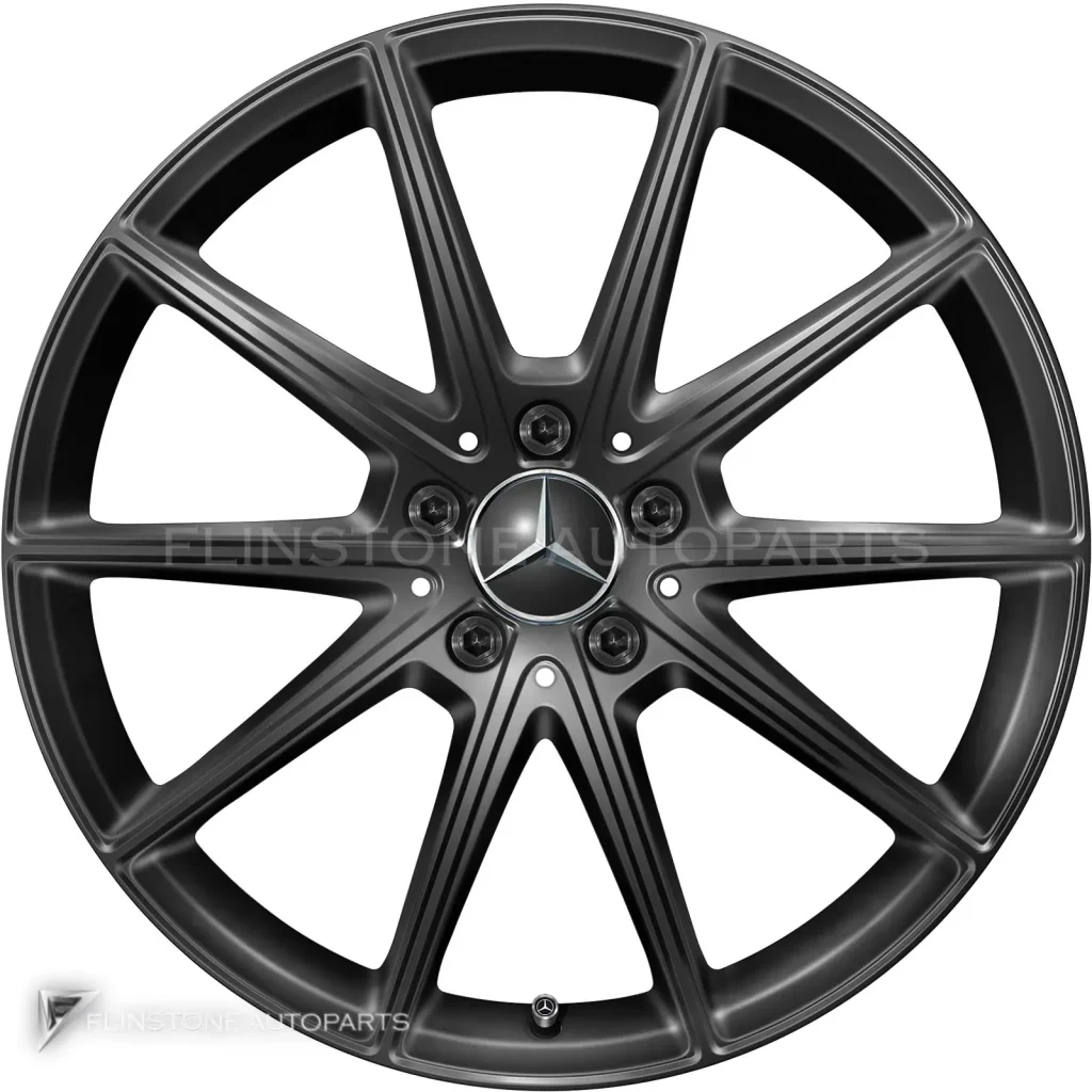 ล้อแท้นำเข้า Mercedes-Benz 10 Spoke ขอบ 19 นิ้ว รุ่น 295-19 สี Gloss Black