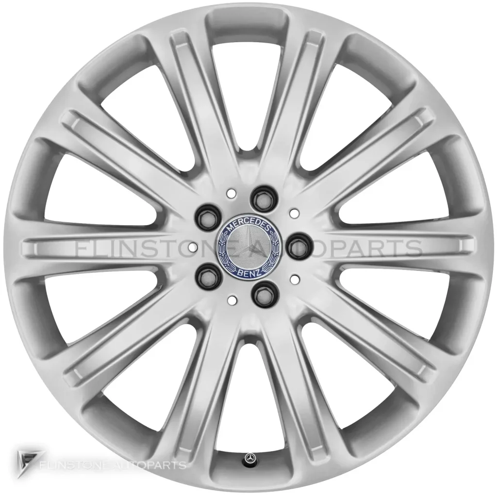 ล้อแท้นำเข้า Mercedes-Benz 10 Spoke ขอบ 20 นิ้ว รุ่น 292-20 สี Vanadium Silver