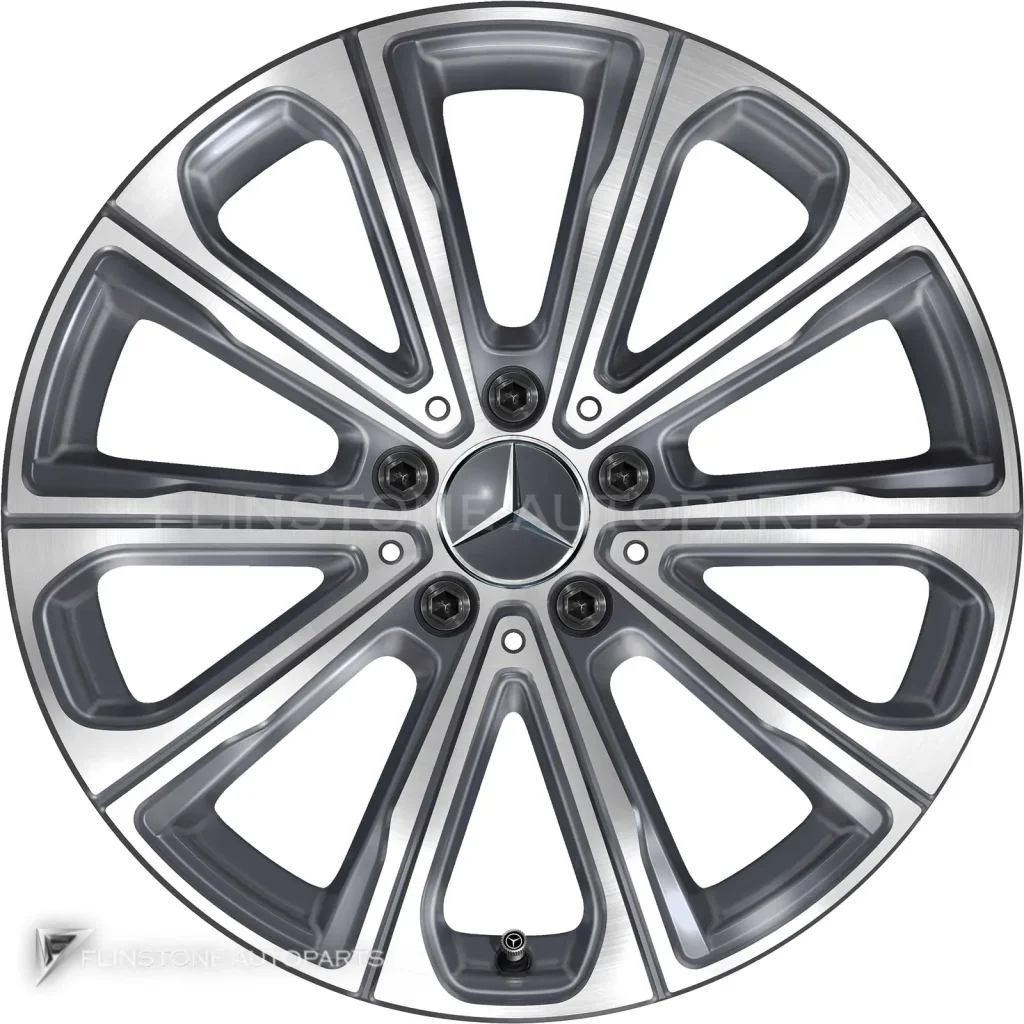 ล้อแท้นำเข้า Mercedes-Benz 10 Spoke ขอบ 18 นิ้ว รุ่น 254-18 สี Tremolite Metallic with High Sheen