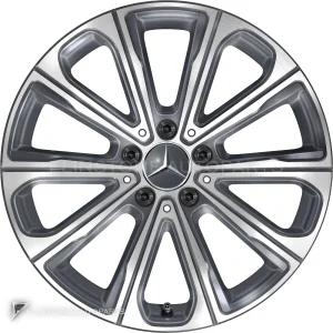 Genuine Wheels Mercedes-Benz 10 Spoke trim 18 inch model 254-18 Colour Tremolite Metallic with High Sheen