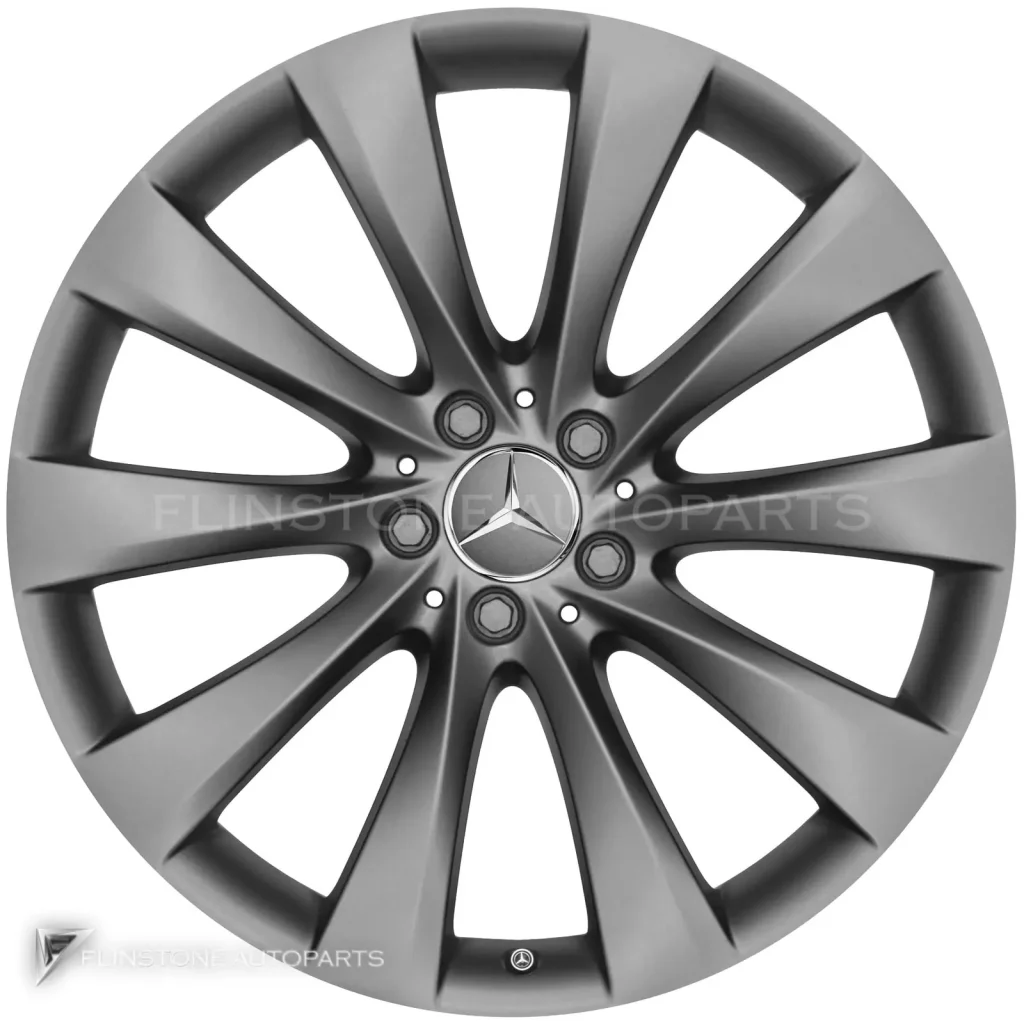 ล้อแท้นำเข้า Mercedes-Benz 10 Spoke ขอบ 20 นิ้ว รุ่น 217-20 สี Matt Himalaya Grey