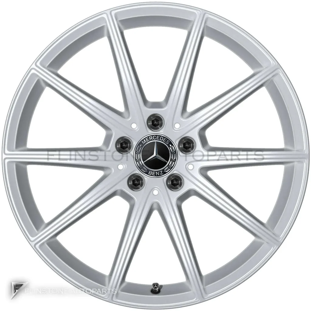 ล้อแท้นำเข้า Mercedes-Benz 10 Spoke ขอบ 19 นิ้ว รุ่น 167-19 สี Vanadium Silver