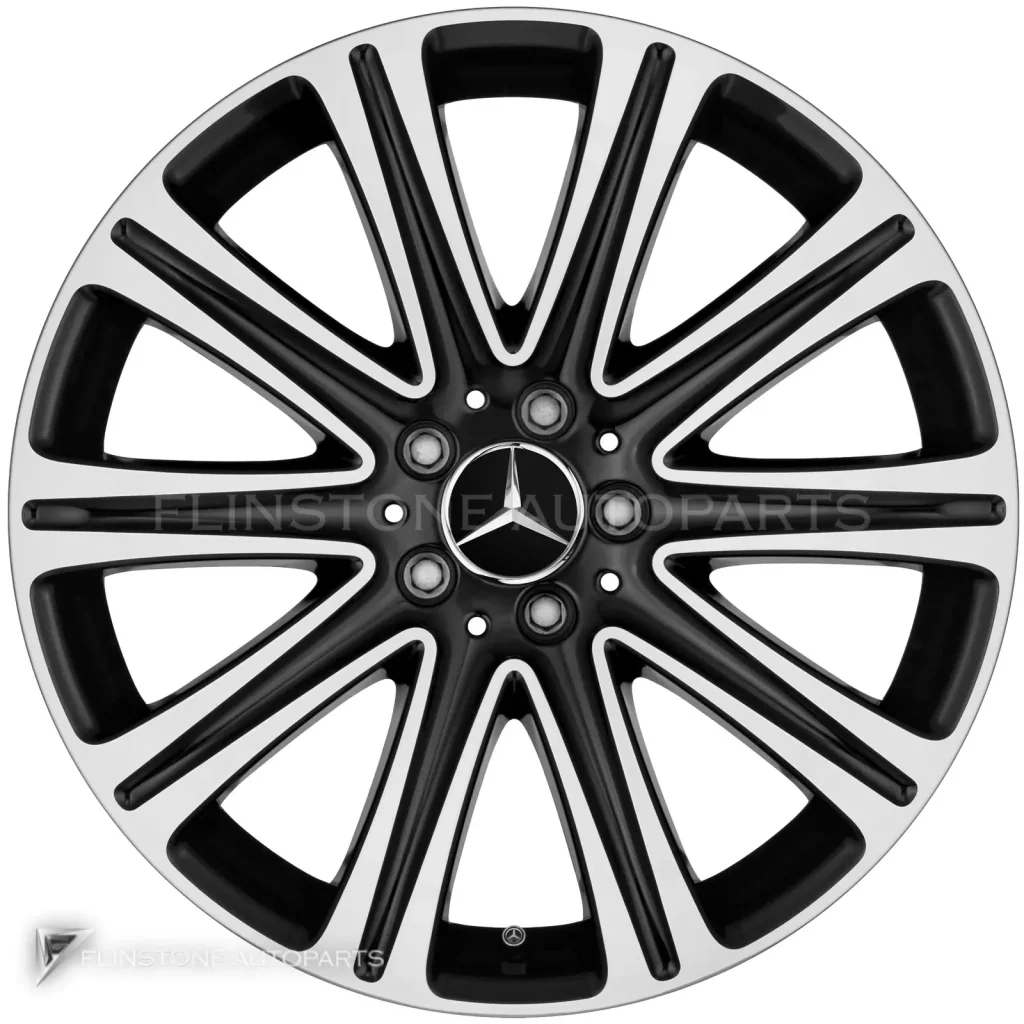 ล้อแท้นำเข้า Mercedes-Benz 10 Spoke ขอบ 19 นิ้ว รุ่น 231-19 สี Gloss Black with High Sheen