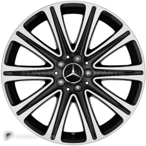 Genuine Wheels Mercedes-Benz 10 Spoke trim 19 inch model 231-19 Colour Gloss Black with High Sheen