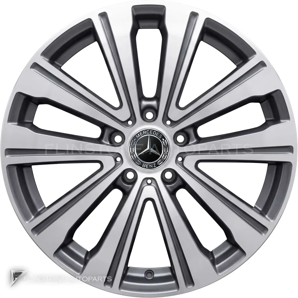 ล้อแท้นำเข้า Mercedes-Benz 10 Spoke ขอบ 19 นิ้ว รุ่น 463-19 สี Himalaya Grey with High Sheen