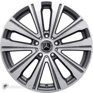 Genuine Wheels Mercedes-Benz 10 Spoke trim 19 inch model 463-19 Colour Himalaya Grey with High Sheen