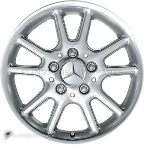 Genuine Wheels Mercedes-Benz 10 Spoke trim 15 inch model 202-15 Colour Standard Silver