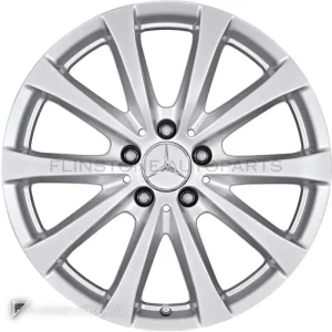 Genuine Wheels Mercedes-Benz 10 Spoke trim 18 inch model 221-18 Colour Titanium Silver
