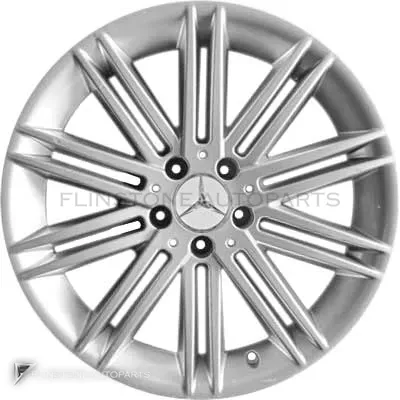 ล้อแท้นำเข้า Mercedes-Benz 10 Twin Spoke ขอบ 18 นิ้ว รุ่น 230-18 สี Titanium Silver