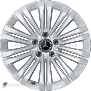 Genuine Wheels Mercedes-Benz 10 Twin Spoke trim 17 inch model 206-17 Colour Vanadium Silver