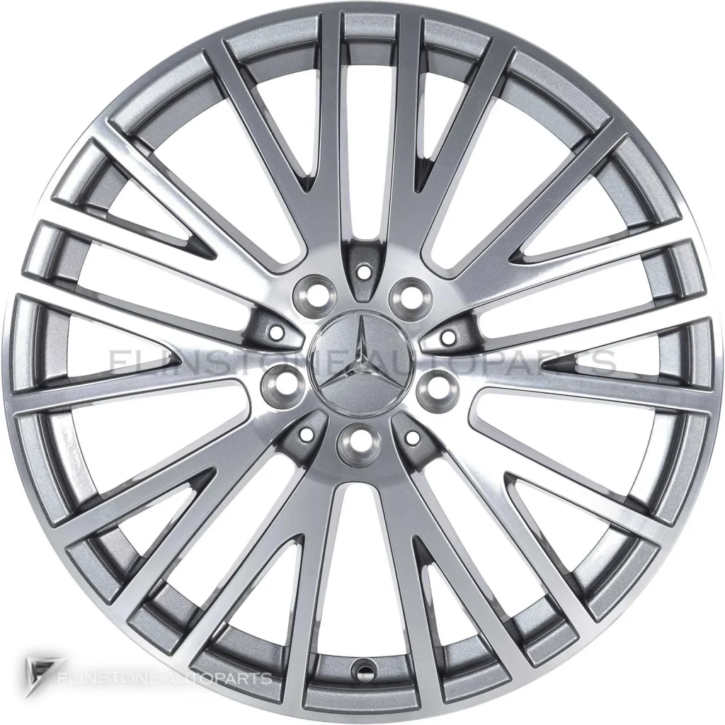 ล้อแท้นำเข้า Mercedes-Benz 10 Y Spoke ขอบ 18 นิ้ว รุ่น 177-18 สี Himalaya Grey with High Sheen