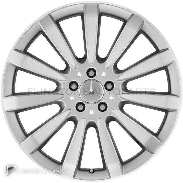 ล้อแท้นำเข้า Mercedes-Benz 11 Spoke ขอบ 20 นิ้ว รุ่น 240-20 สี Titanium Silver with High Sheen