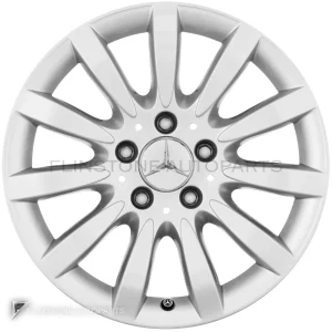 Genuine Wheels Mercedes-Benz 11 Spoke trim 17 inch model 211-17 Colour Titanium Silver