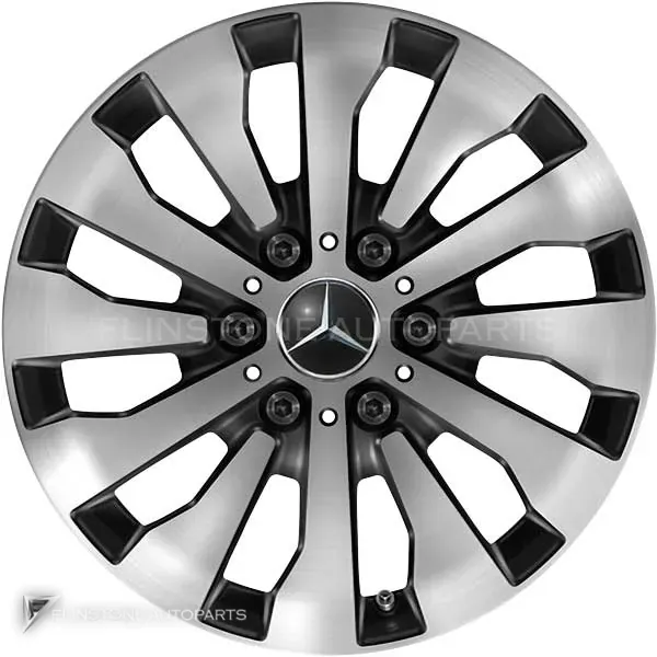 ล้อแท้นำเข้า Mercedes-Benz 12 Aero Spoke ขอบ 17 นิ้ว รุ่น 907-17 สี Gloss Back with High Sheen
