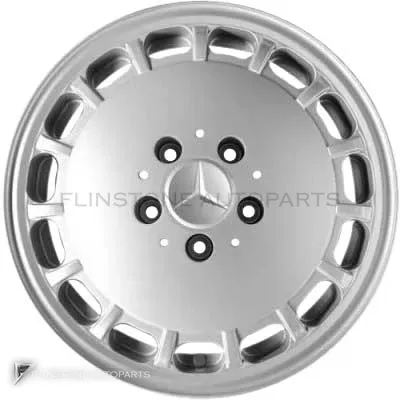 ล้อแท้นำเข้า Mercedes-Benz 15 Hole ขอบ 16 นิ้ว รุ่น 129-16 สี Standard Silver