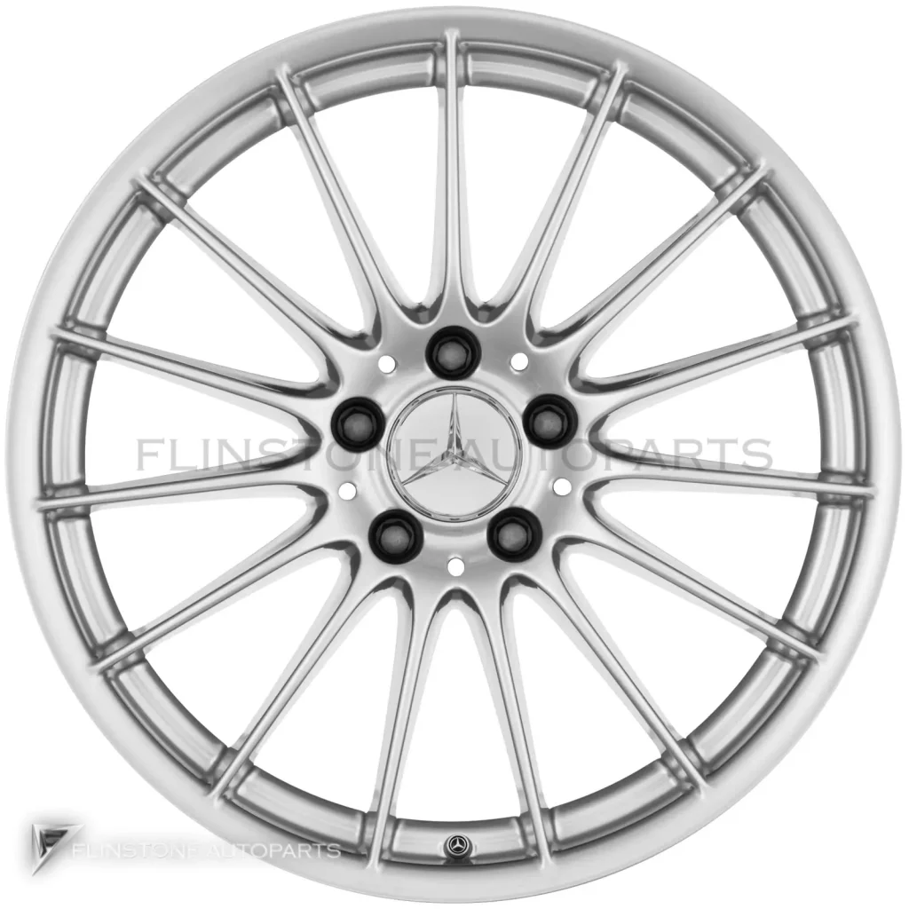 ล้อแท้นำเข้า Mercedes-Benz 15 Spoke ขอบ 18 นิ้ว รุ่น 231-18 สี Vanadium Silver