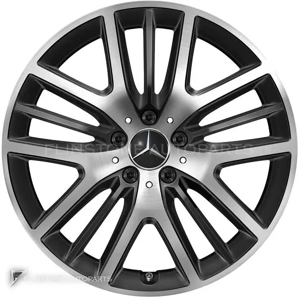 ล้อแท้นำเข้า Mercedes-Benz 15 Spoke ขอบ 19 นิ้ว รุ่น 257-19 สี Gloss Back with High Sheen