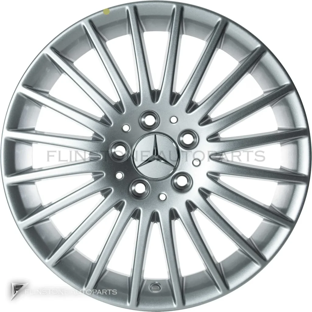 ล้อแท้นำเข้า Mercedes-Benz 20 Spoke ขอบ 17 นิ้ว รุ่น 447-17 สี Vanadium Silver