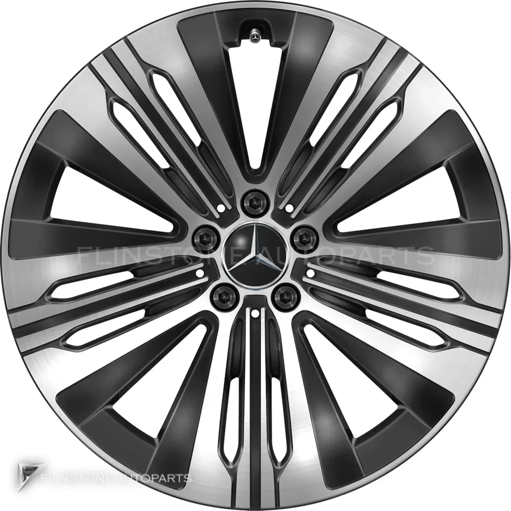 ล้อแท้นำเข้า Mercedes-Benz 5 Aero Spoke ขอบ 20 นิ้ว รุ่น 297-20 สี Gloss Back with High Sheen