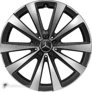 Genuine Wheels Mercedes-Benz 5 Double Spoke Aero trim 20 inch model 297-20 Colour Gloss Back with High Sheen