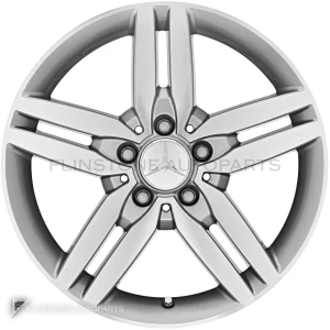 Genuine Wheels Mercedes-Benz 5 Double Spoke trim 17 inch model 169-17 Colour Palladium Silver with High Sheen