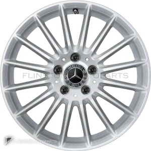 Genuine Wheels Mercedes-Benz 5 Double Spoke trim 17 inch model 213-17 Colour Tremolite Metallic with High Sheen