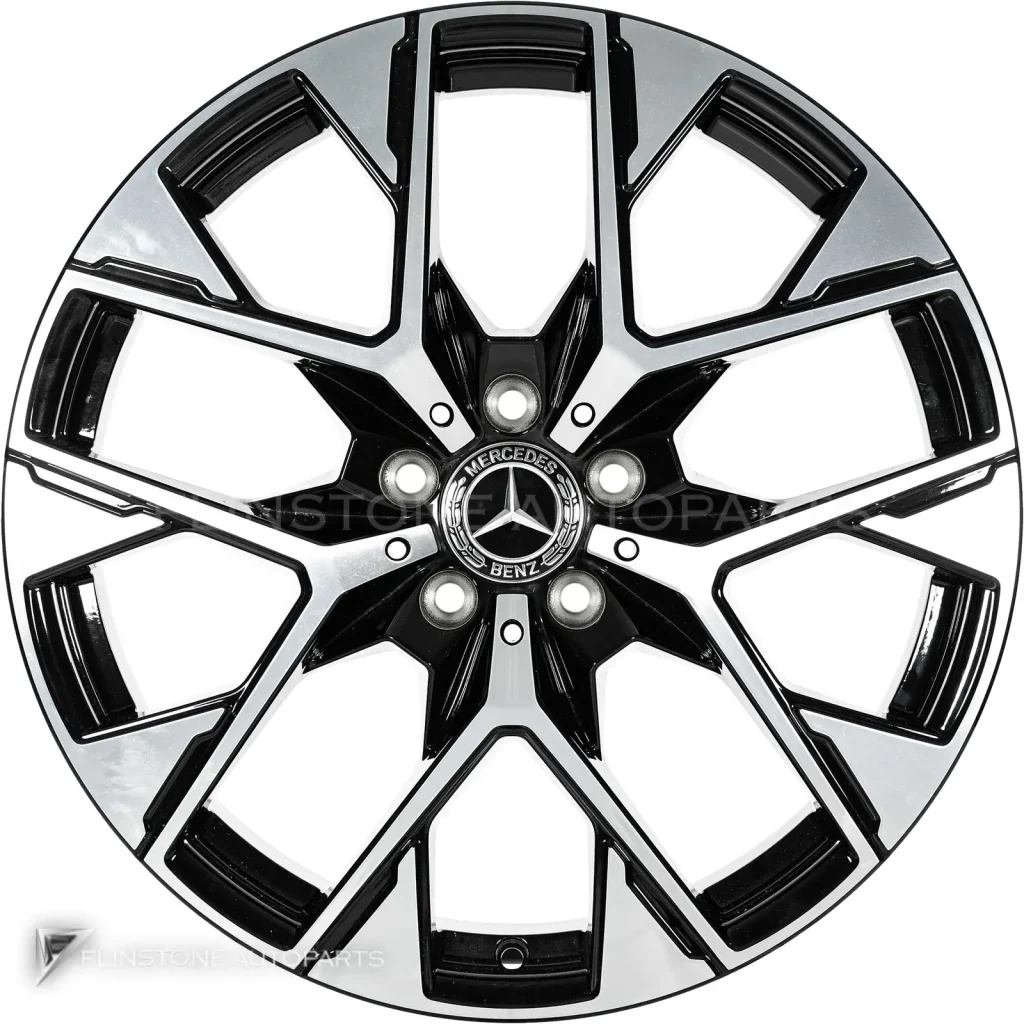 ล้อแท้นำเข้า Mercedes-Benz 5 Double Spoke ขอบ 19 นิ้ว รุ่น 254-19 สี Gloss Back with High Sheen
