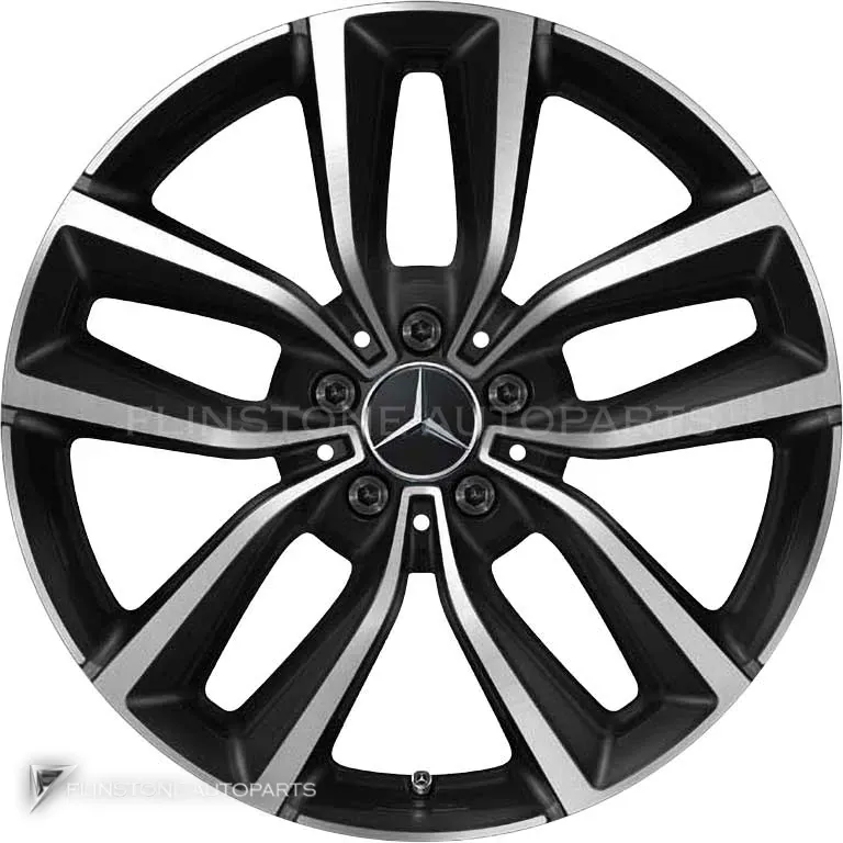 ล้อแท้นำเข้า Mercedes-Benz 5 Double Spoke ขอบ 19 นิ้ว รุ่น 253-19 สี Gloss Back with High Sheen
