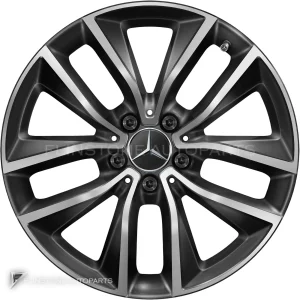 Genuine Wheels Mercedes-Benz 5 Double Spoke trim 18 inch model 223-18 Colour Gloss Back with High Sheen
