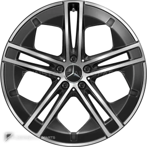 Genuine Wheels Mercedes-Benz 5 Double Spoke trim 21 inch model 295-21 Colour Gloss Back with High Sheen