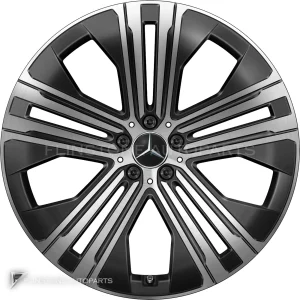 Genuine Wheels Mercedes-Benz 5 Double Spoke trim 22 inch model 297-22 Colour Gloss Back with High Sheen