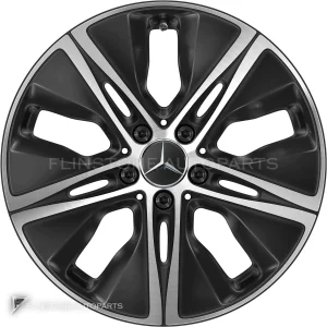 Genuine Wheels Mercedes-Benz 5 Hole trim 18 inch model 205-18 Colour Gloss Black with High Sheen