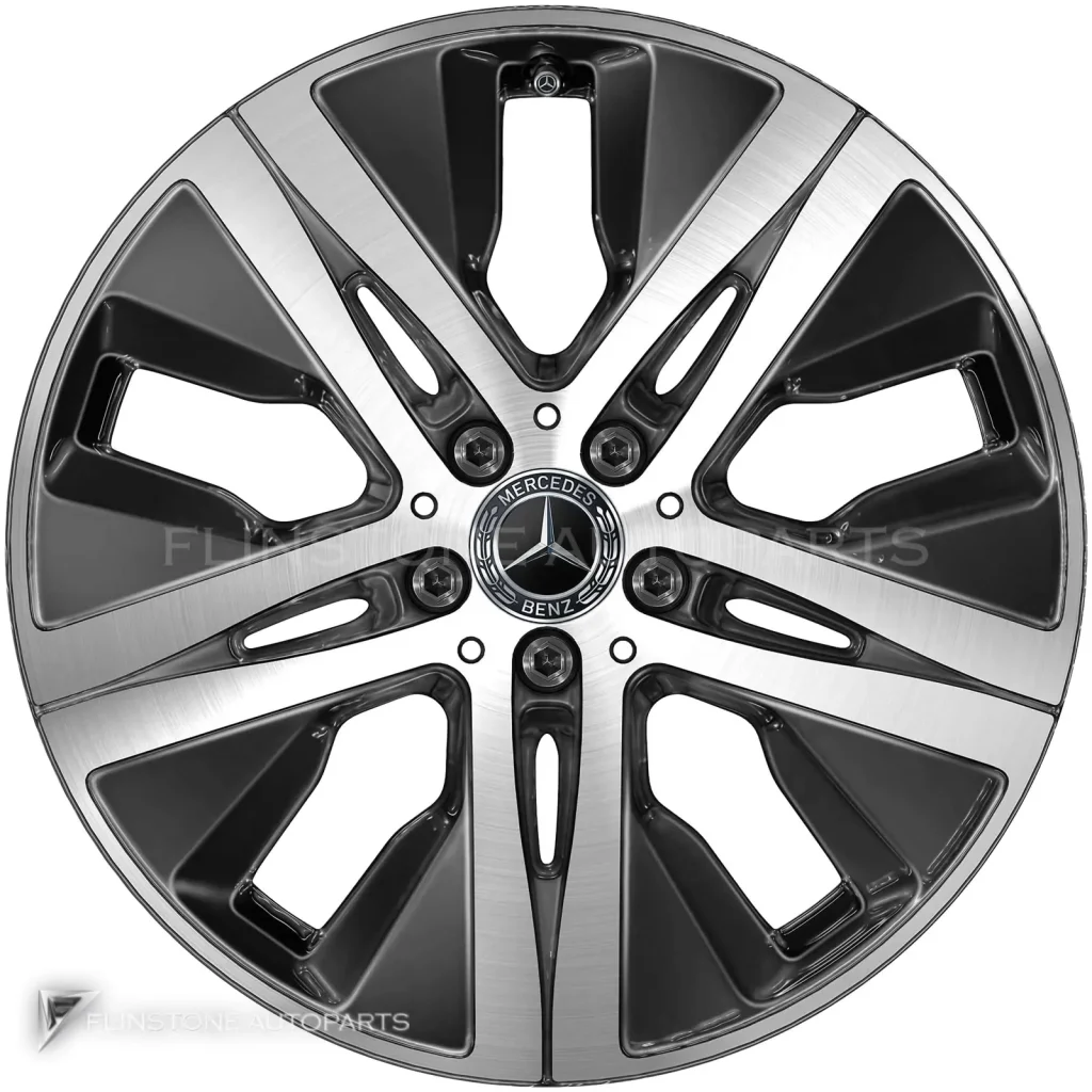 ล้อแท้นำเข้า Mercedes-Benz 5 Hole ขอบ 19 นิ้ว รุ่น 167-19 สี Gloss Black with High Sheen