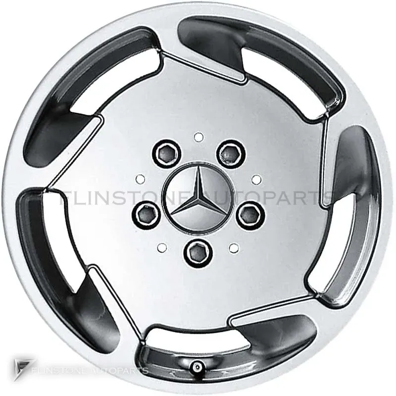 ล้อแท้นำเข้า Mercedes-Benz 5 Hole ขอบ 15 นิ้ว รุ่น 202-15 สี Standard Silver