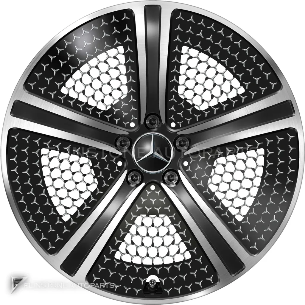 ล้อแท้นำเข้า Mercedes-Benz 5 Spoke Aero ขอบ 20 นิ้ว รุ่น 295-20 สี Gloss Back with High Sheen