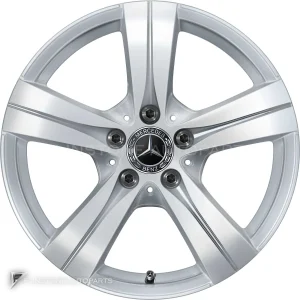 Genuine Wheels Mercedes-Benz 5 Spoke trim 17 inch model 206-17 Colour Vanadium Silver