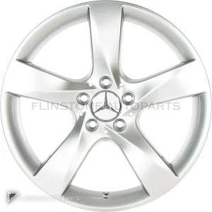 Genuine Wheels Mercedes-Benz 5 Spoke trim 18 inch model 204-18 Colour Sterling Silver
