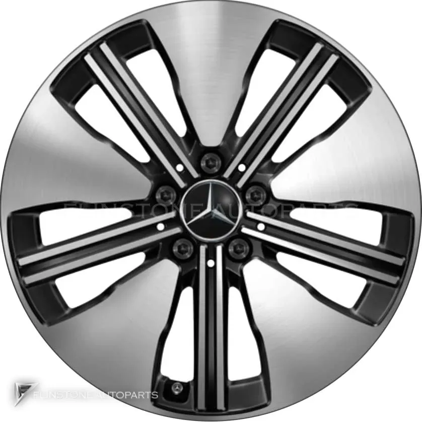 ล้อแท้นำเข้า Mercedes-Benz 5 Spoke ขอบ 18 นิ้ว รุ่น 243-18 สี Gloss Back with High Sheen