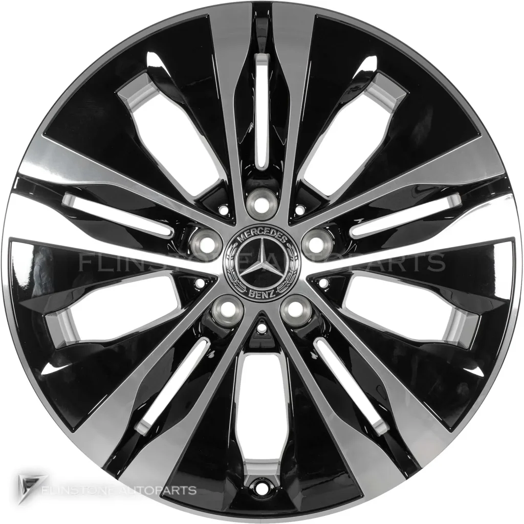 ล้อแท้นำเข้า Mercedes-Benz 5 Spoke ขอบ 18 นิ้ว รุ่น 206-18 สี Gloss Back with High Sheen