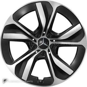 ล้อแท้ Mercedes-Benz 5 Spoke ขอบ 18 นิ้ว รุ่น 236-18 สี Gloss Back with High Sheen