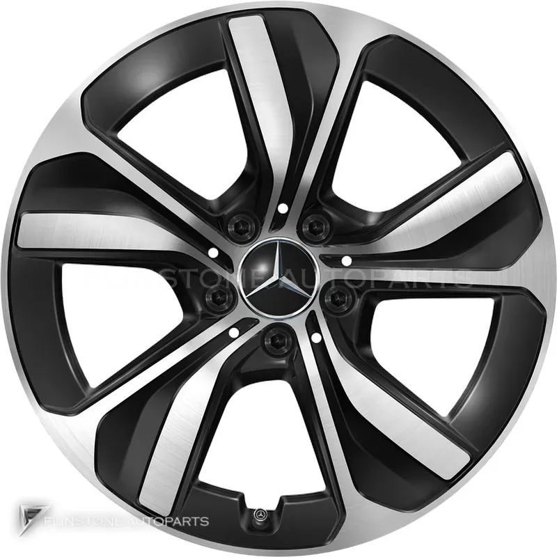 ล้อแท้นำเข้า Mercedes-Benz 5 Spoke ขอบ 18 นิ้ว รุ่น 236-18 สี Gloss Back with High Sheen