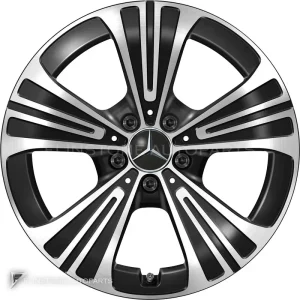 ล้อแท้ Mercedes-Benz 5 Spoke ขอบ 18 นิ้ว รุ่น 214-18 สี Gloss Back with High Sheen