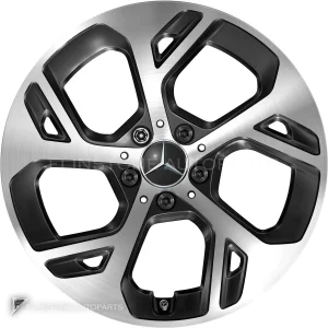 ล้อแท้ Mercedes-Benz 5 Spoke ขอบ 18 นิ้ว รุ่น 254-18 สี Gloss Back with High Sheen